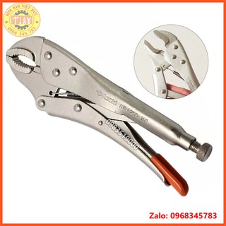 Kìm chết hàm cong Asaki 10 inch