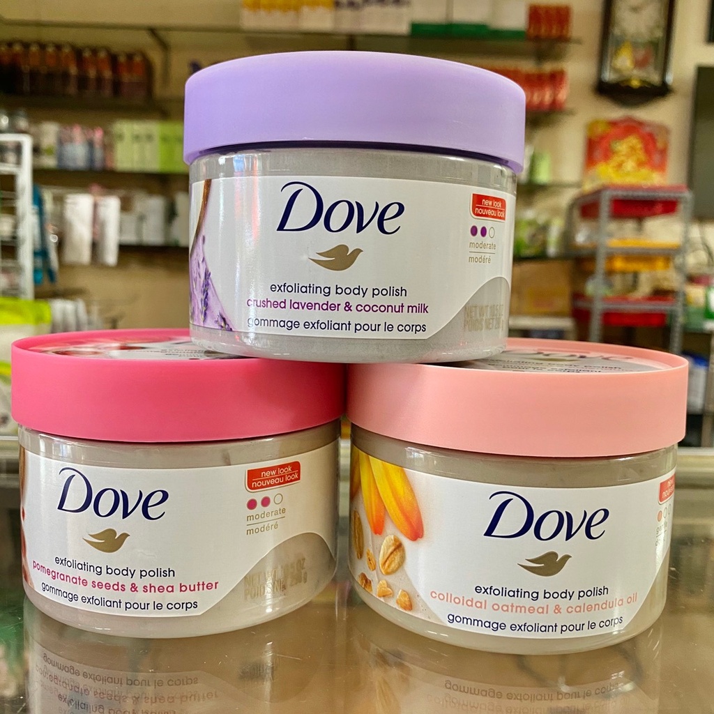 Kem Tẩy Da Chết Body Dove Exfoliating Body Polish