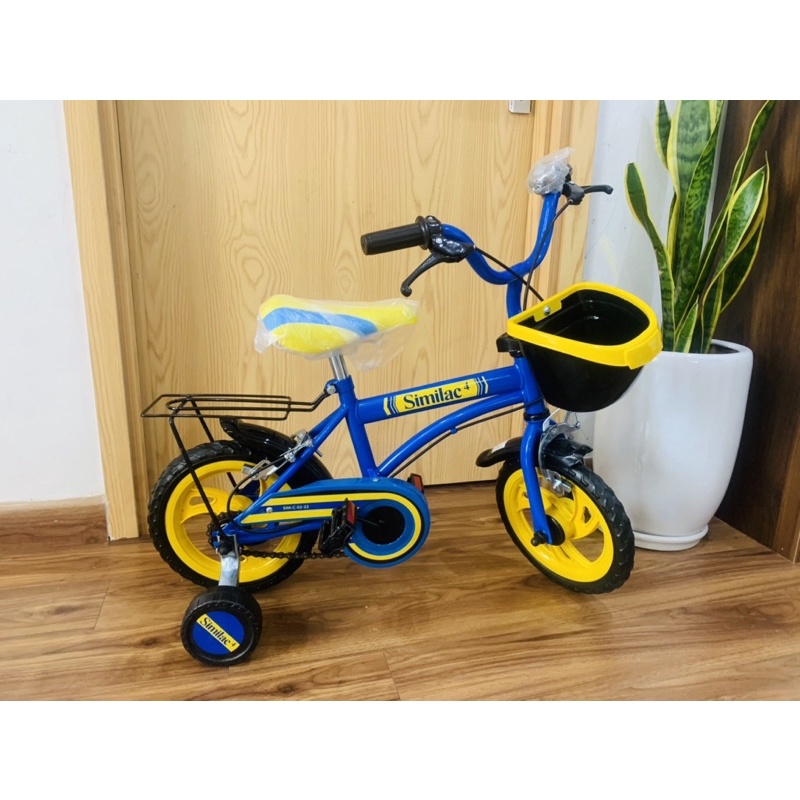 Xe đạp trẻ em 12inch nhựa chợ lớn quà tặng Similac cho bé 2-4 tuổi giá rẻ