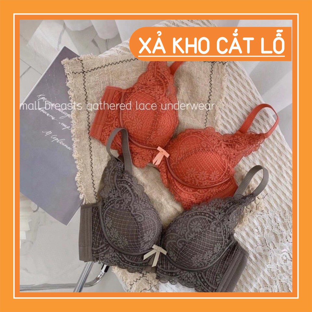 Sỉ Bộ Đồ Lót Không Gọng Cao Cấp-Áo Ngực Ren Tạo Khe Siêu Nâng Rẻ Nhất Thị Trường