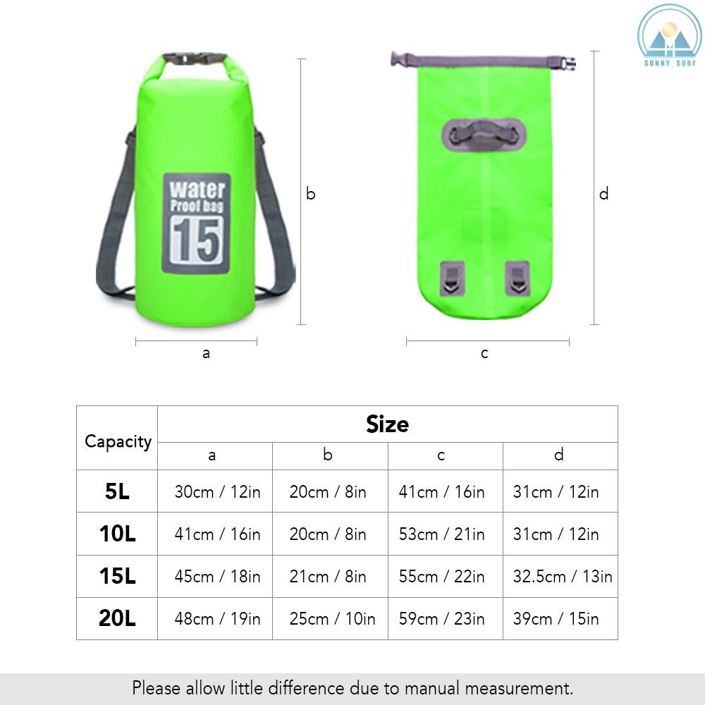 Ba Lô Thể Thao Chống Nước S-S 5l / 10l / 15l / 20l