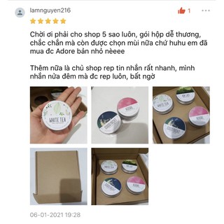 Set 4 Nến thơm Candle Cup travel size 45gr