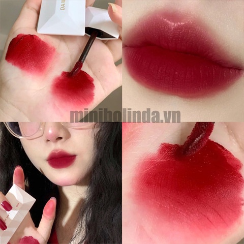 Son lì vỏ trắng Daimanpu hình danh thiếp son mềm mịn có dưỡng không chứa chì nội địa Trung | BigBuy360 - bigbuy360.vn