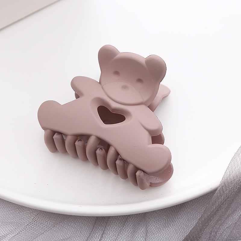 Kẹp tóc càng cua cỡ vừa hình gấu ngộ nghĩnh dễ thương cho nữ KCG