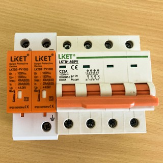 COMBO CB CHỐNG SÉT DC, CHỐNG SÉT LAN TRUYỀN 1000VDC