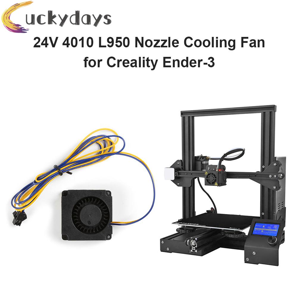 LUCKYDAYS 4010 L950 Mini 24V Blower Cooling Fan for 3D Printer Parts Radiator Cooler | BigBuy360 - bigbuy360.vn