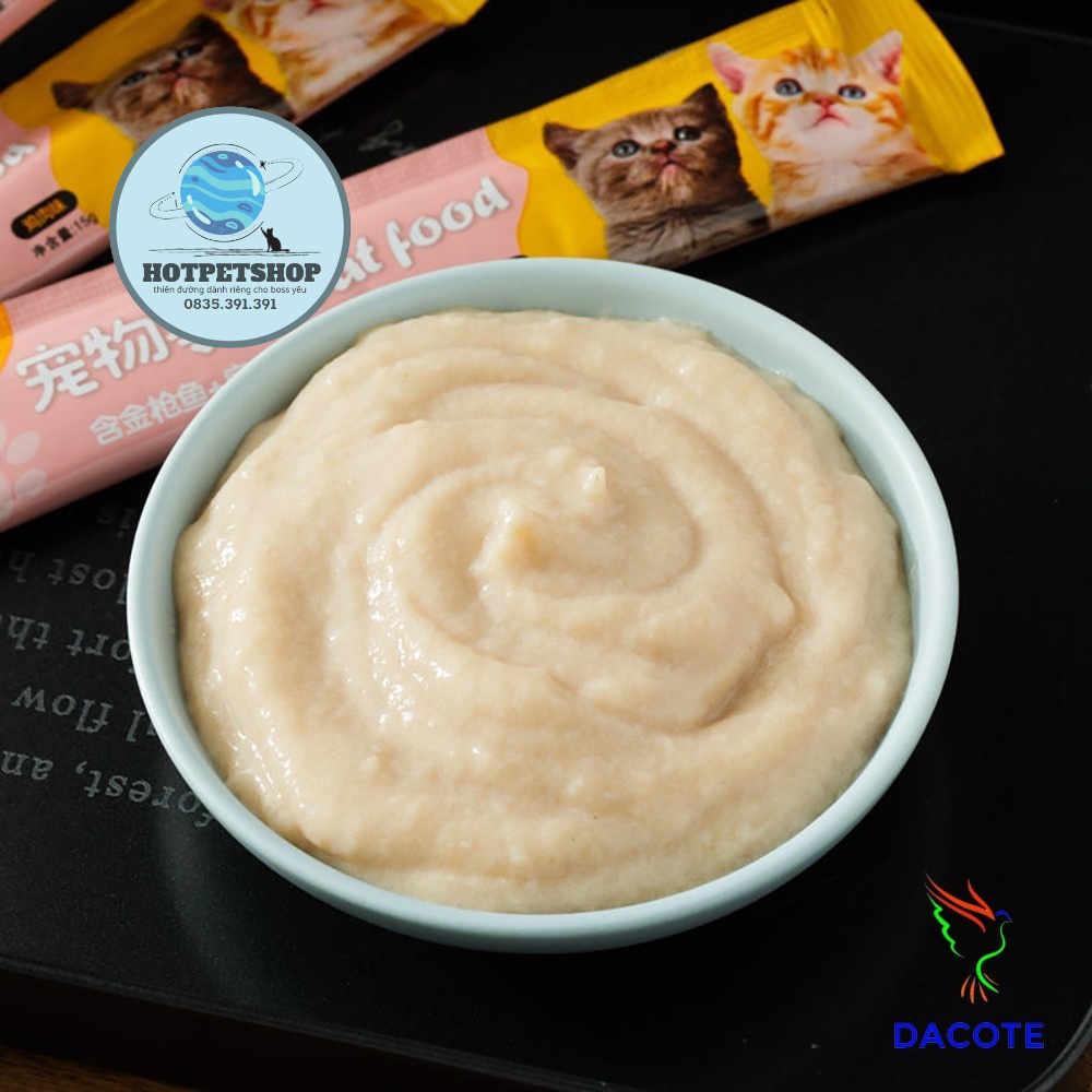 Súp thưởng cho mèo Shizuka, súp thưởng Shizuka, súp thưởng Catfood Leibao