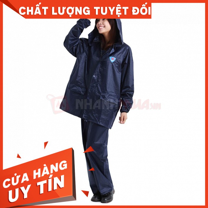 ÁO MƯA BỘ VẢI DÙ SIÊU BỀN-3HT