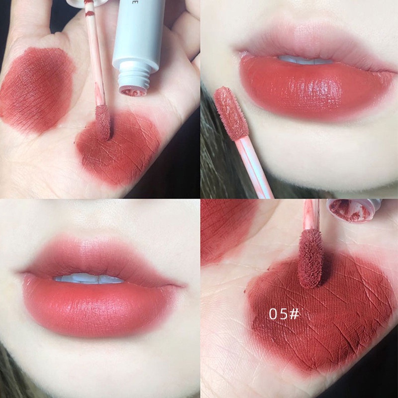 [Hàng mới về]Son kem lì HERORANGE mềm mịn như nhung chống thấm nước chống khô môi lâu trôi