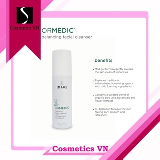 Sữa Rửa Mặt Cân Bằng Da Image Skincare Ormedic Balancing Facial Cleanser 177ml