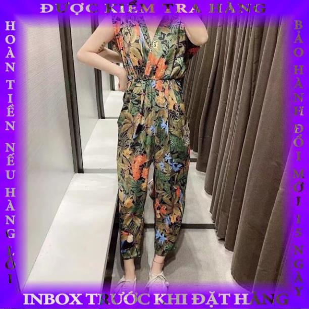 XẢ KHO - SET JUM XANH HOA LÁ QUẦN DÀI ÁO SÁT NÁCH dongthao