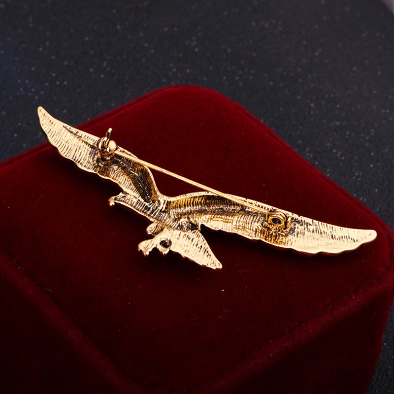 Ghim Cài Áo Hình Chim Đại Bàng Cá Tính Thời Trang Hàn Quốc