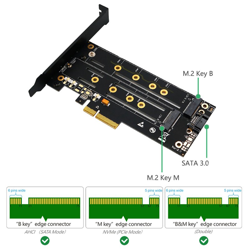 SATA Card Mở Rộng M.2 Pcie 4x Chất Lượng Cao | BigBuy360 - bigbuy360.vn