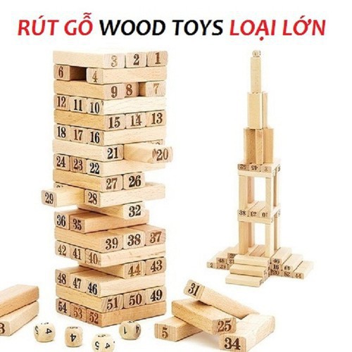Đồ chơi rút gỗ thông minh cỡ lớn