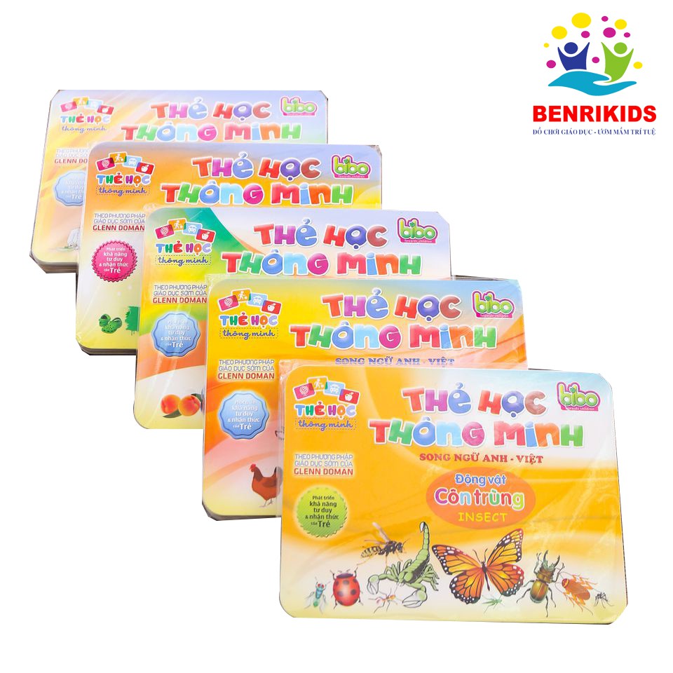 Bộ Thẻ Học Flashcard Song Ngữ Anh-Việt Chủ Đề Động Vật Hoang Dã