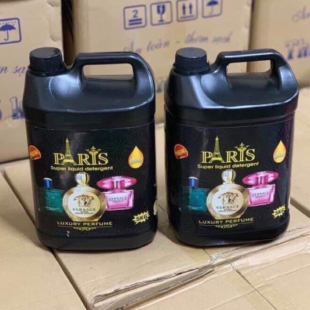 Nước giặt paris loại 5 lít hương hoa Pháp thớm ngát