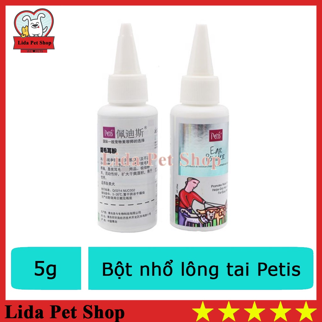 Bột nhổ lông tai cho chó mèo Petis  - Lida Pet Shop