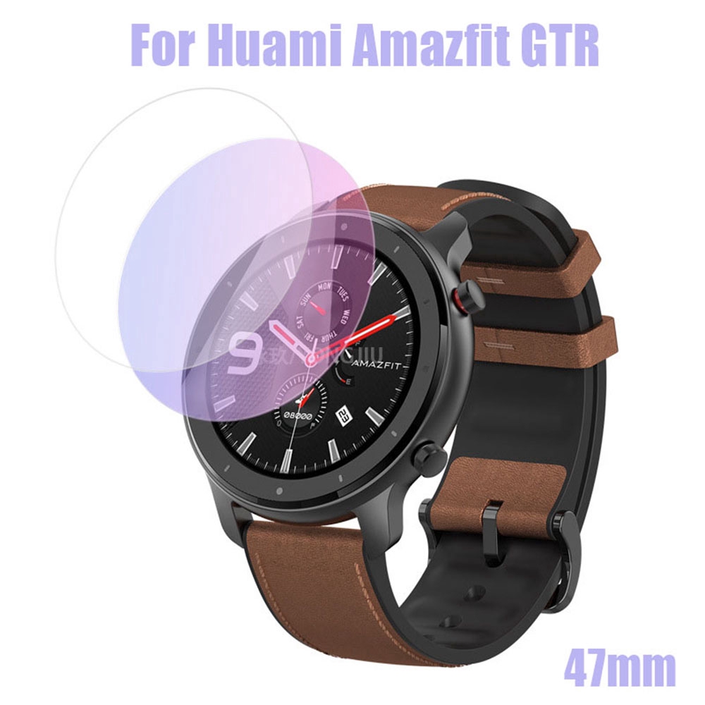 1 Kính Cường Lực Trong Suốt Bảo Vệ Màn Hình Đồng Hồ Thông Minh Amazfit Gtr 42/47mm