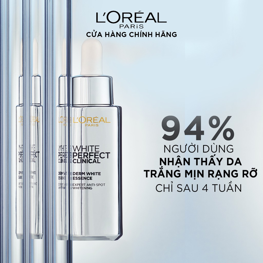 Tinh chất tăng cường dưỡng trắng da, giảm thâm nám L'oreal Paris White Perfect Clinical 30ml - Pháp Chính Hãng