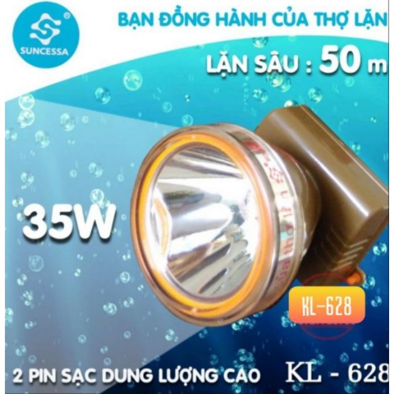 Đèn Pin Đội Đầu LED Lặn Nước KL-628