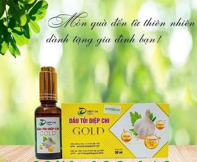 Dầu Tỏi Diệp Chi Gold Kháng Sinh Tự Nhiên Cho Cả Gia Đình