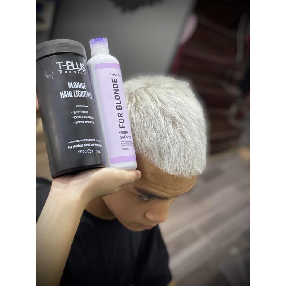 ✅[CHÍNH HÃNG] DẦU GỘI KHỬ VÀNG CHO TÓC TẨY SILVER SHAMPOO TPLUS 2021 KHÔNG GÂY HẠI TÓC