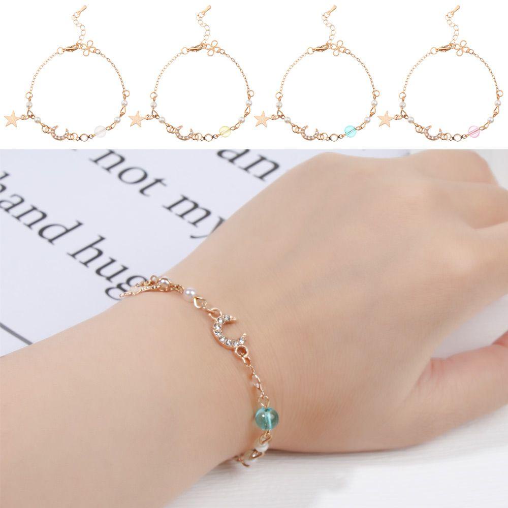 Borag Vòng Đeo Tay Họa Tiết Bầu Trời Đầy Sao Tinh Tế Kiểu Hàn
