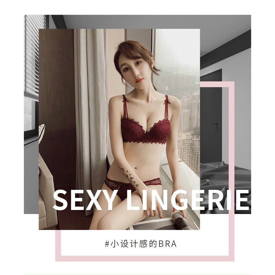 BỘ ĐỒ LÓT REN KHÔNG GỌNG CUP NGANG ĐỆM MÚT XOÀI CÓ THỂ THÁO RỜI NÂNG NGỰC VANVENE B375 | BigBuy360 - bigbuy360.vn