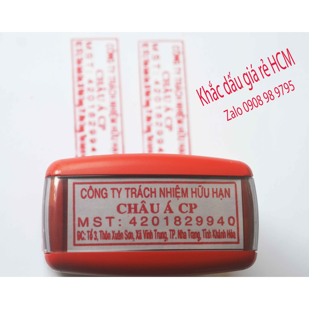 Khắc con dấu theo yêu cầu
