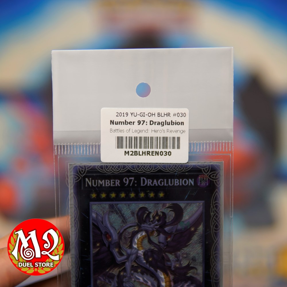 Thẻ bài đồ chơi Yugioh Number 97: Draglubion-Secret Rare -  Bảo quản M2SCCQ-LITE