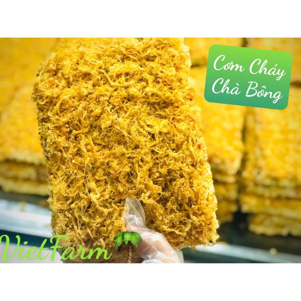 Cơm Cháy Chà Bông, Cơm Cháy Loại 1 Siêu Chà Bông Giòn Rụm Cực Ngon, Việt Farm 100g- 250g - 500g
