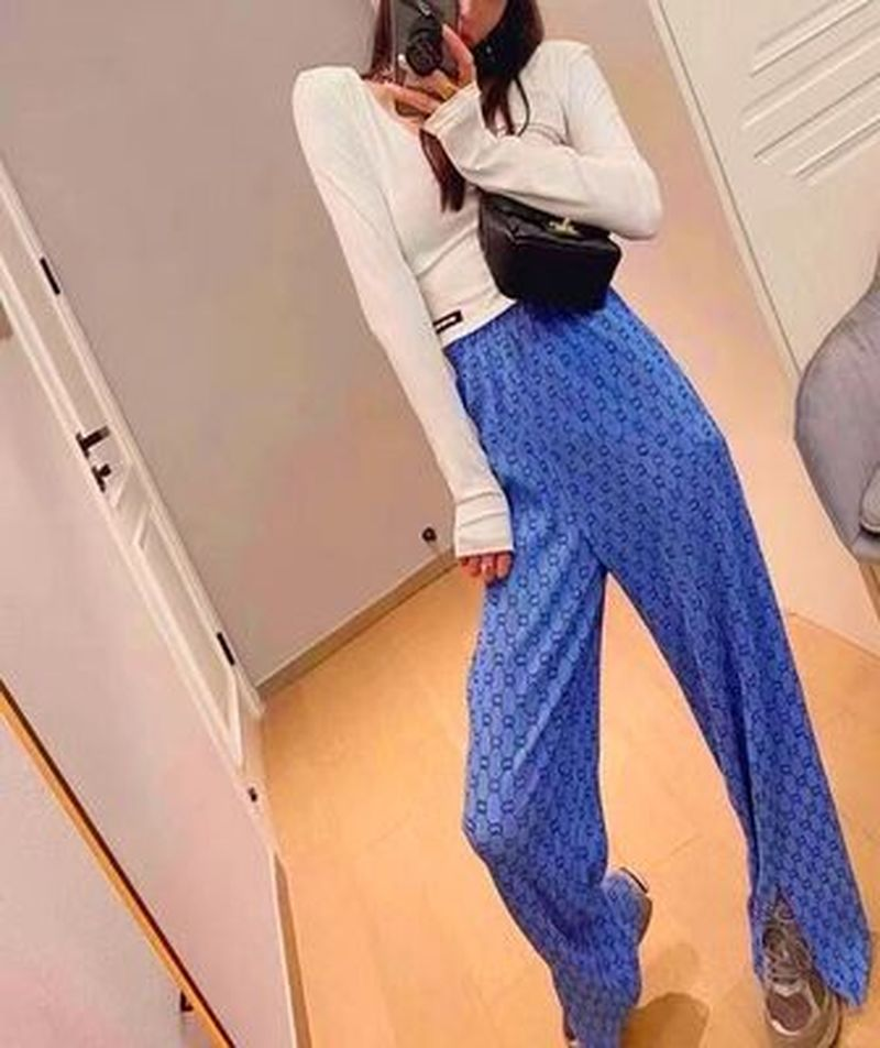 Quần Dài Ống Rộng In Chữ Thời Trang Mùa Hè Cho Nữ 2 Kiểu Lựa Chọn 3 Màu Lựa Chọn | BigBuy360 - bigbuy360.vn