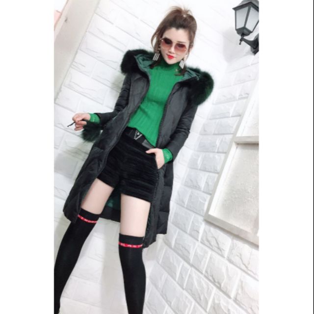 Áo phao lông vũ cao cấp dáng váy