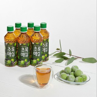 Nước mơ xanh Wongjin, nước trái cây chua ngọt thơm ngon Hàn Quốc 500ml - 26560