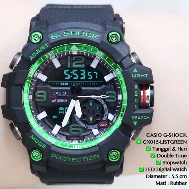 Đồng Hồ Thể Thao G SHOCK GG-1000 Cao Su Màu Xanh Đen