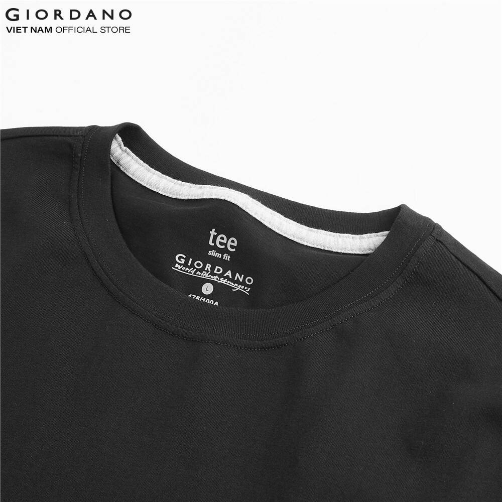 Áo Thun Nam Cổ Tròn Giordano 01020250