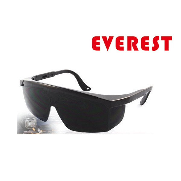 Kính bảo hộ EV105 màu đen, chống bụi, chống lóa - Kính bảo hộ lao động Đài Loan Hãng Everest