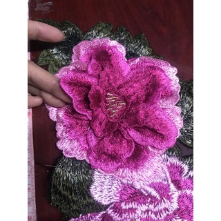 Hoa thêu 3D lớn mã H353