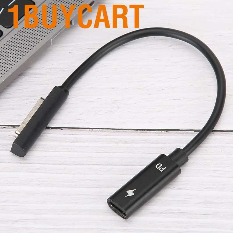 Cáp Sạc Nhanh Type C 1buycart Cho Microsoft Surface 1 / 2 Máy Tính