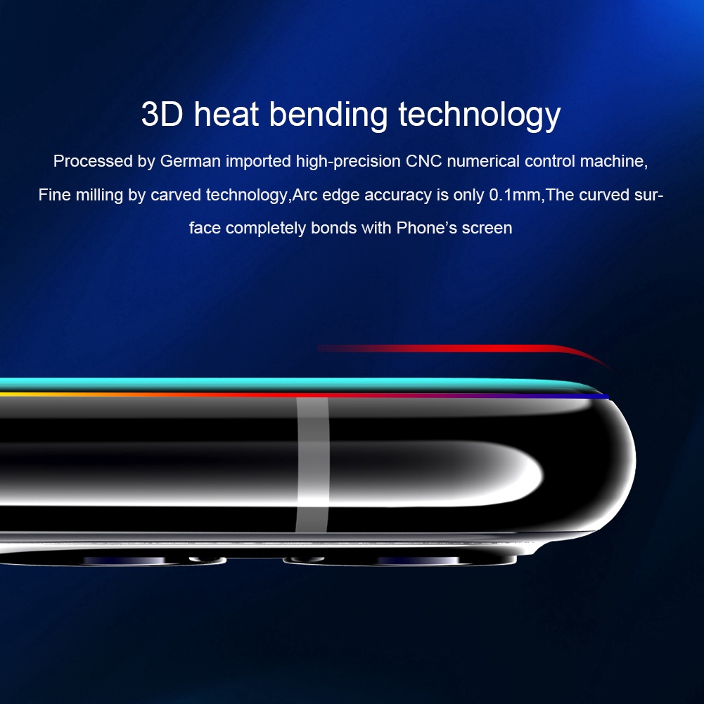 Kính cường lực bảo vệ toàn màn hình độ cứng 9D cho Huawei P50 P40 P30 P20 Mate 50 40 30 20 Pro P40 Pro+