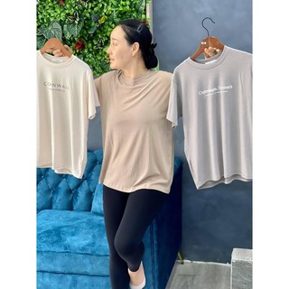 Áo Thun Tay Ngắn Nữ Kiểu Basic Hàn Quốc
