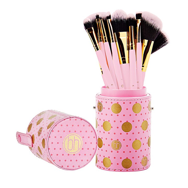 BH Dot Collection 11 Piece Brush Sets Pink