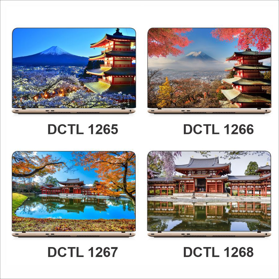 Miếng decal dán mặt lưng Laptop Cực Cool - DCLT 1265 - 1300