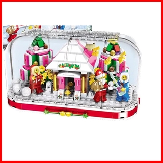 Bộ 411 Miếng Lắp Ráp Lego Phong Cách Giáng Sinh