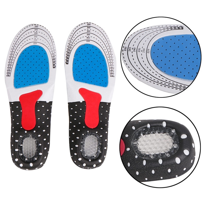 1Pair Foot Silicone Insoles Pads Support Shoe Pad 35-40yards