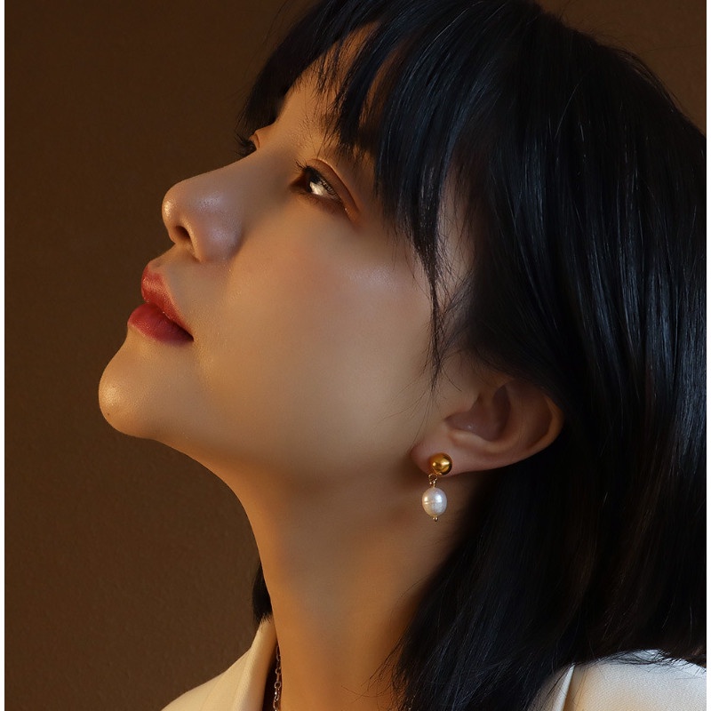 Bông Tai Tòn Ten Titan Ko Han Rỉ TT 3947