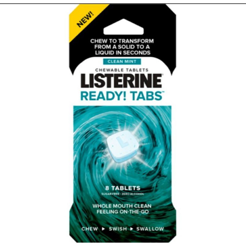 Viên ngậm thơm miệng LISTERINE READY TABS CLEAN MINT