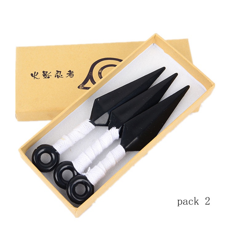 【COD】Anime Naruto Kunai Shuriken Cosplay Props Plastic Ninja Weapon darts Cosplay Accessories *