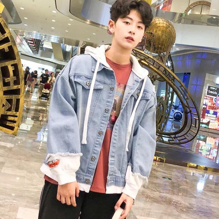 ÁO JEAN- KHOÁC JEAN NAM NỮ CÓ MŨ- CỰC TREND HIỆN NAY .
