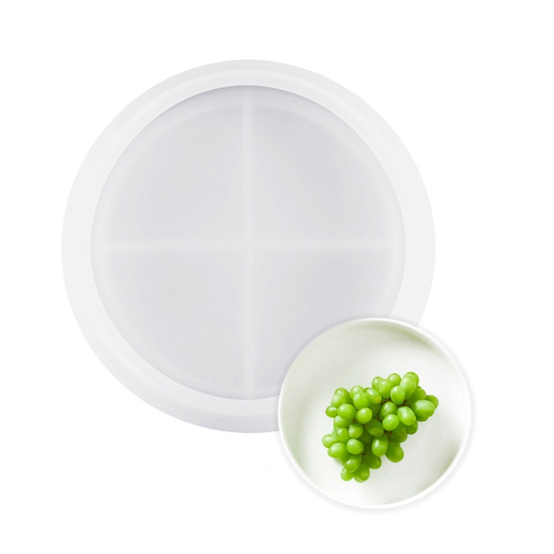 Khuôn Silicone Tạo Hình Làm Bánh Xà Phòng Hình Tròn / Oval Diy